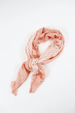 Pink Stripe Cotton Sarong Scarf