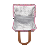 Cooler Bag Pink Blanket Check