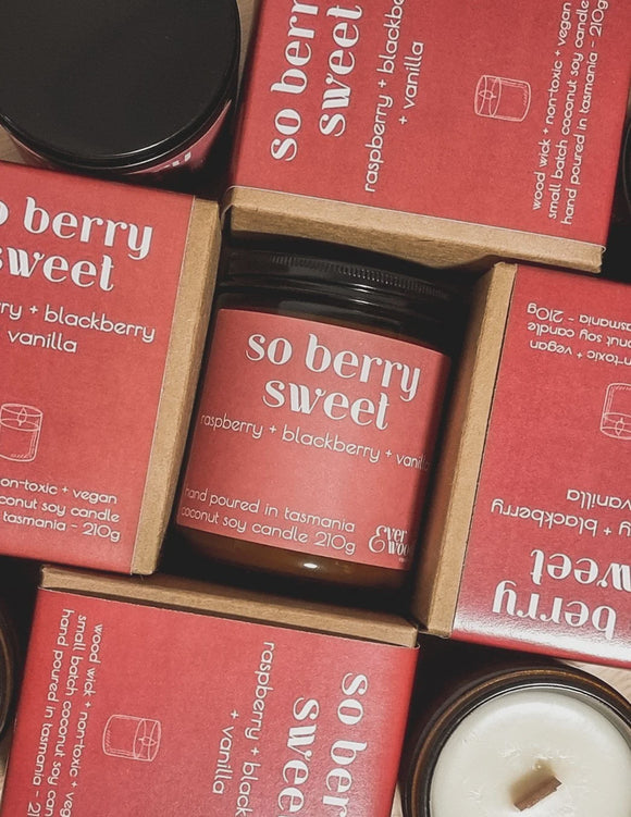 Everwood Candle - So Berry Sweet