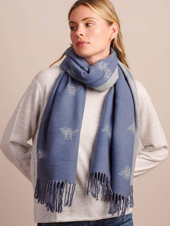 Scarf Bee - Blue