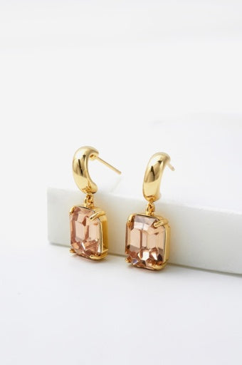 Zafino Ally Earring - Blush/Gold