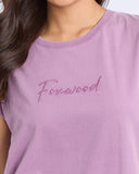 Foxwood Signature Tee - Light Plum