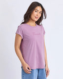 Foxwood Signature Tee - Light Plum