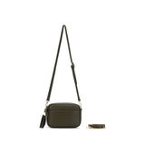 Black Caviar Indie Crossbody Bag- Dark Olive