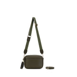 Black Caviar Indie Crossbody Bag- Dark Olive