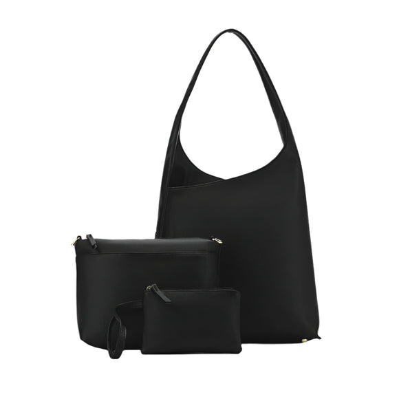 Black Caviar Designs - Handbag - 3 Piece - Sara Black