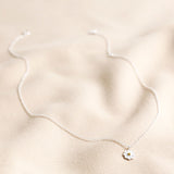 Necklace - Sterling Silver Enamel Daisy Pendant