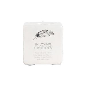 Candle Holder - Sympathy In Loving Memory