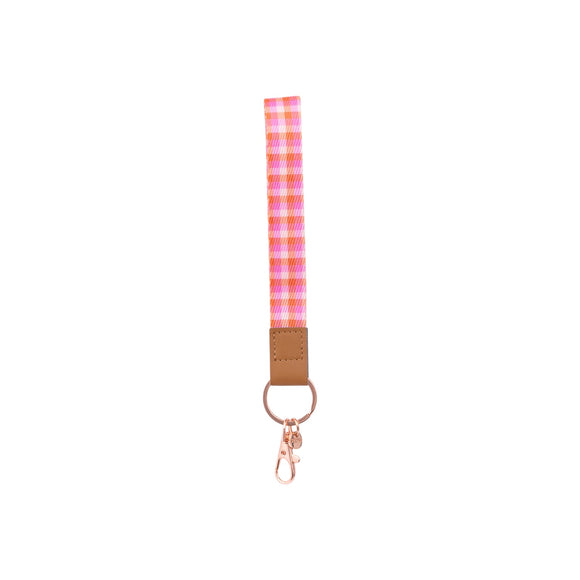 Teacher Wrist Lanyard - Plaid
