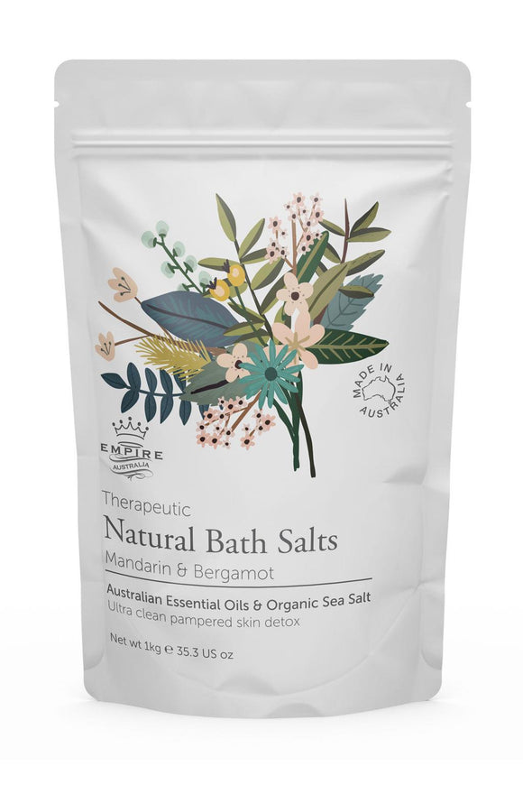 Bath Salts 1kg - Mandarin & Bergamot