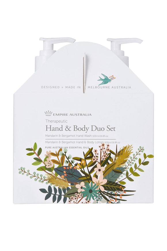 Hand Care Duo 500ml - Mandarin & Bergamot