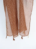 Tierra Tassel Wrap Lightweight Scarf