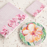 Ceramic Coaster - Talulah Orange Flower