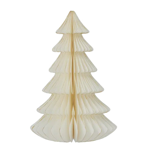 6 tier Tree Paper Decor - White