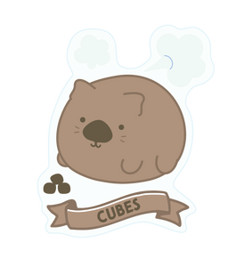 Sticker - Cubes the Wombat