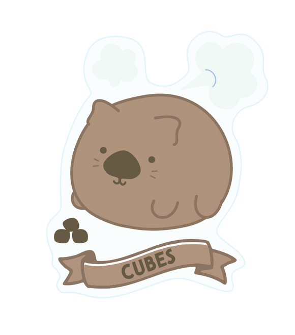 Sticker - Cubes the Wombat