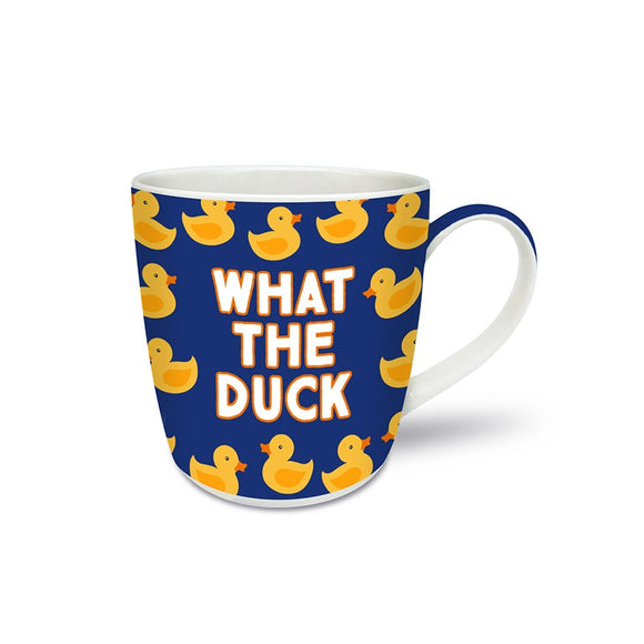New Bone China Mug - What the Duck