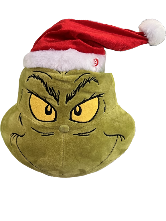 Christas Decor - Animated Hanging Grinch Head