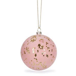 Christmas Bauble - Velvet Speckle