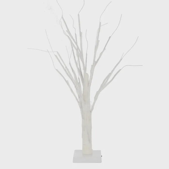 LED Birch Tree - White