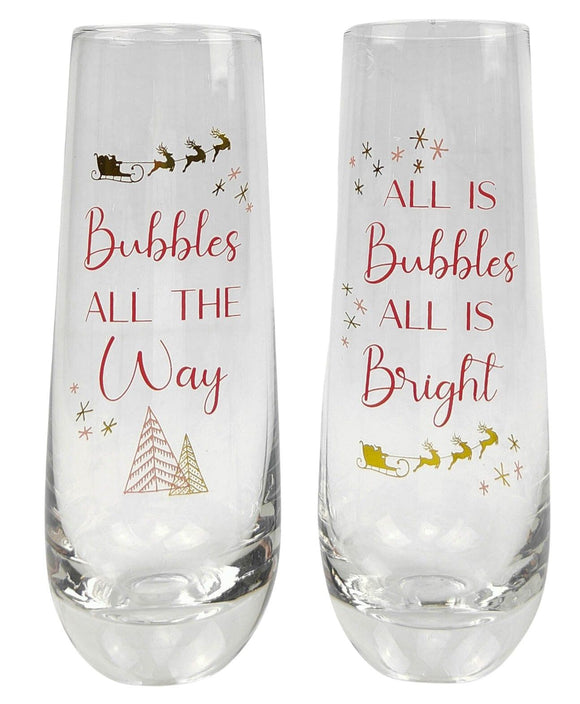Champagne Glasses - All Is Bubbles