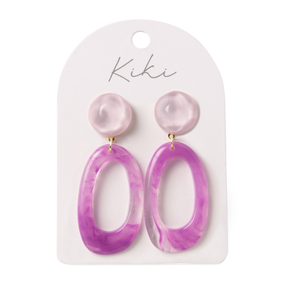 KiKi Earrings - Violet Loop