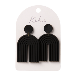 KiKi Earrings - Black Arch