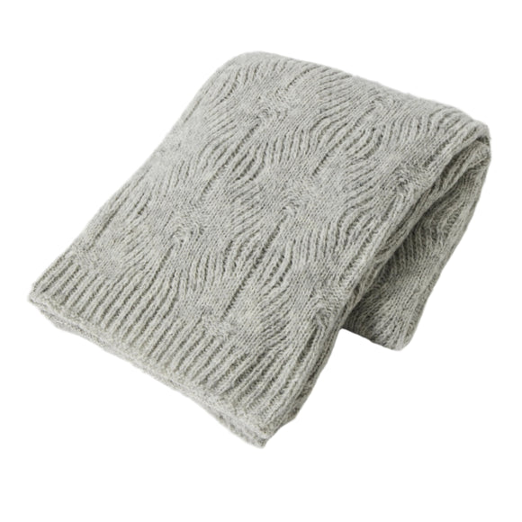 Throw Wool Blend - Florence Grey