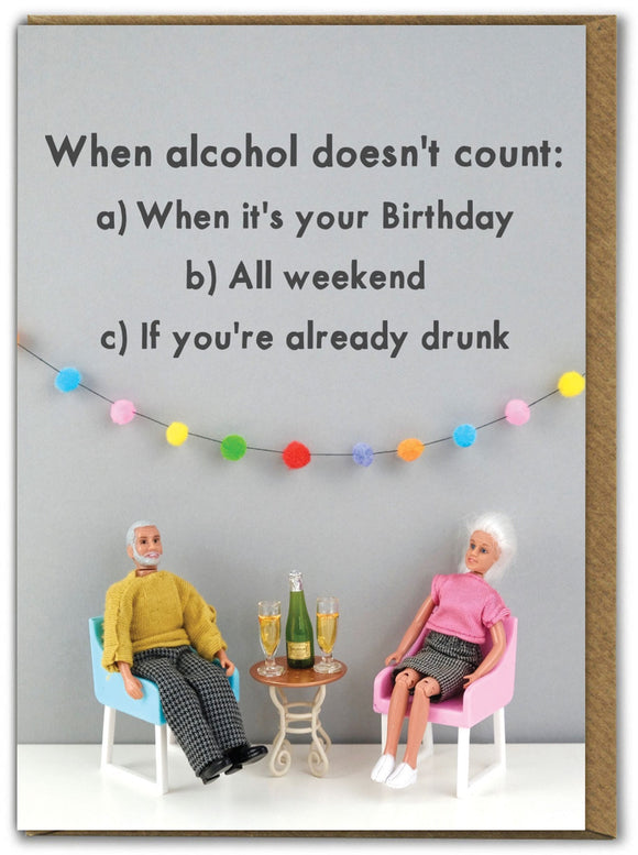 Premium Card - Alcohol Doesn't Count