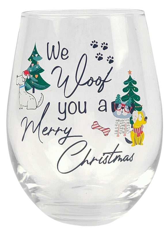 Wine Tumbler - Woof You A Merry Christmas