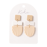 KiKi Earrings - Beige Square