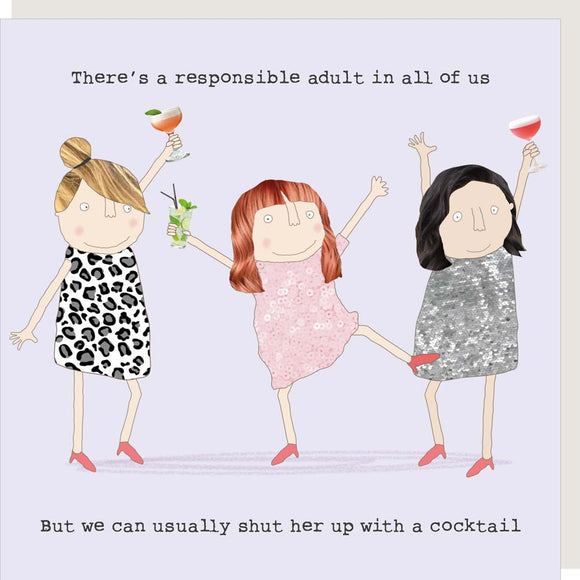 Greeting Card Rosie Made A Thing - Responsible Girl