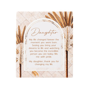 Verse Plaque - Exotic Daughter