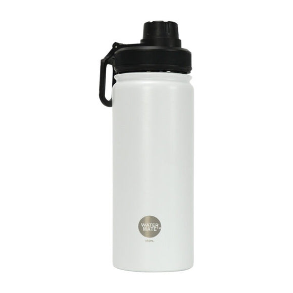 Watermate Stainless Drink Bottle - White 550ml