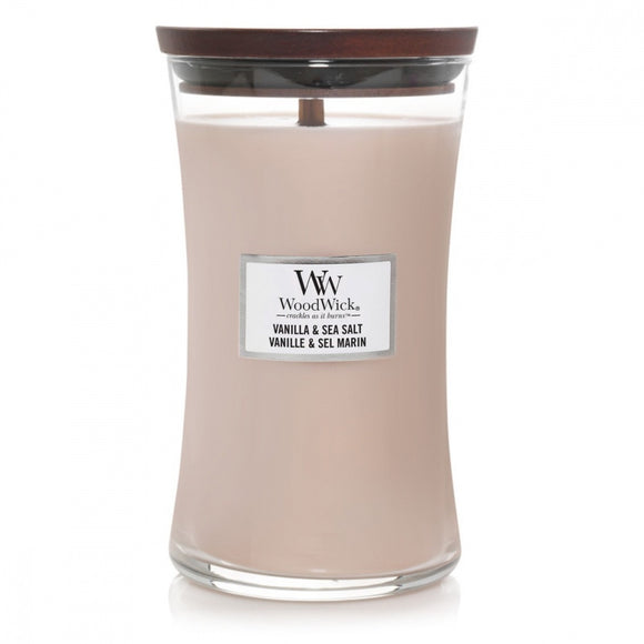 Woodwick Candle - Vanilla & Sea Salt