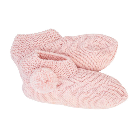 Slouchy Slipper - Petal Pink