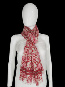 Scarf - Narrow Cool Red