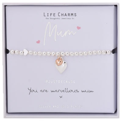 Life Charms Bracelet - Mum