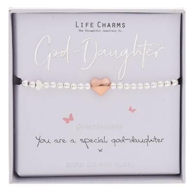 Life Charms Bracelet - God-Daughter