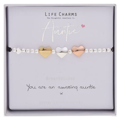 Life Charms Bracelet - Auntie