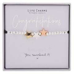 Life Charms Bracelet - Congratulations
