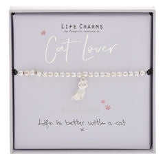 Life Charms Bracelet - Cat Lover