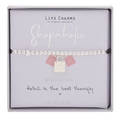 Life Charms Bracelet - Shopaholic