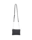 Urban Status Emma Double Zip Crossbody Bag - Black