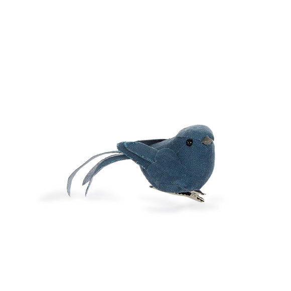 Christmas Decoration - Linen Clip Bird