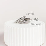 Anxiety Ring Align - Silver