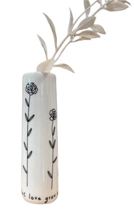 Bud Vase- Let Love Grow