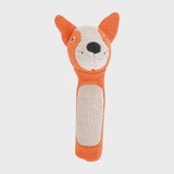 Knitted Hand Rattle - Dingo