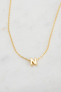 Letter Necklace - N