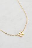 Letter Necklace - W
